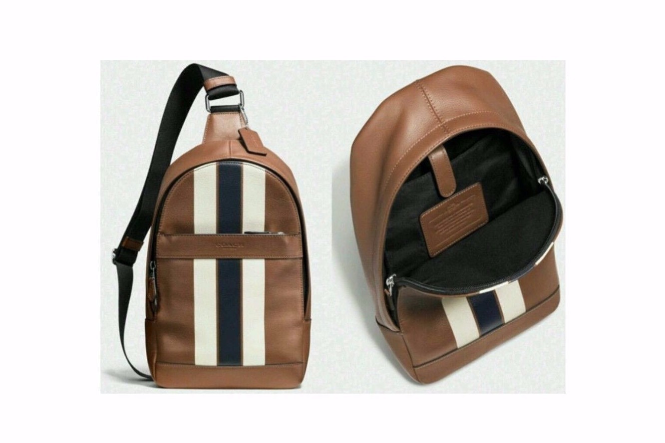 coach men's charles sling pack